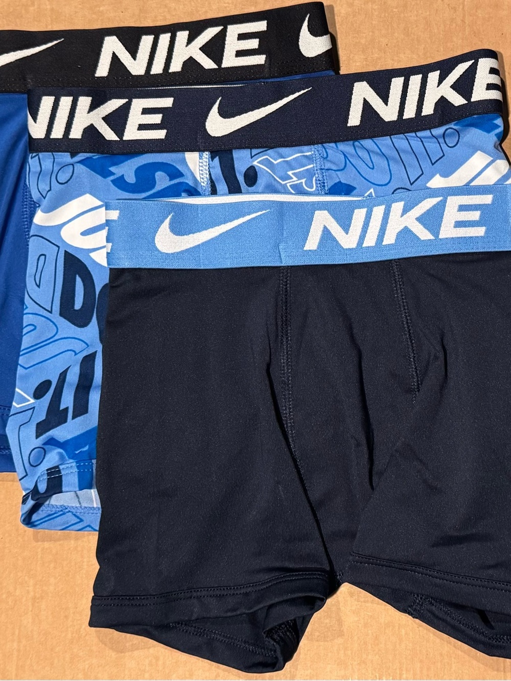 Nike Men’s Boxer Briefs Pack - Black & Blue